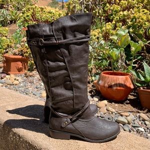 journee collection harley riding boot